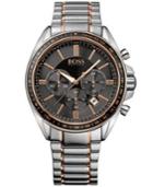 Hugo Boss Men's Chronograph Boss Black Driver Sport Two-tone Stainless Steel Bracelet Watch 47mm 1513094