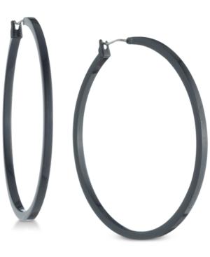 Dkny Gold-tone & Acetate Hoop Earrings