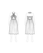 Customize: Switch To Petti Skirt - Fame And Partners Cross-neck Petti-skirt Dress