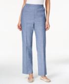 Alfred Dunner Cyprus Collection Pull-on Straight-leg Pants