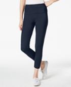 Style & Co. Tummy-control Solid Capri Leggings, Only At Macy's