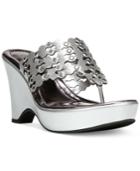 Carlos By Carlos Santana Karina Platform Wedge Thong Sandals Women's Shoes