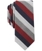 Bar Iii Men's Dupont Stripe Skinny Tie, Created For Macy's