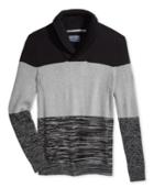 American Rag Men's Colorblocked Shawl-collar Sweater, Only At Macy's