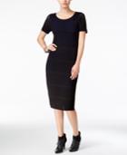 Bar Iii Perforated Bodycon Dress, Created For Macy's