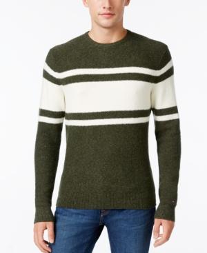 Tommy Hilfiger Men's Mizner Striped Crew-neck Sweater