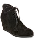 Madden Girl Dally Lace-up Wedge Booties Women's Shoes