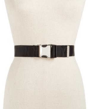 Dkny Seat Belt-buckle Logo Belt, Created For Macy's