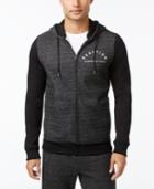 Kenneth Cole Reaction Downtime Marled Zip Hoodie