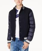 Armani Exchange Men's Mix-media Varsity Bomber