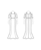 Customize: Add Shoulder Straps - Fame And Partners Off-the-shoulder Satin Dress