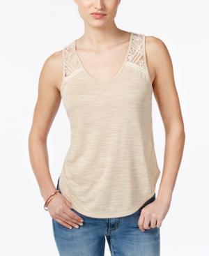 Miss Me Lace-detail Tank Top