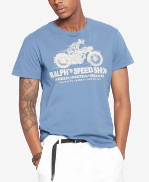 Denim & Supply Ralph Lauren Men's Motorcycle Speed Shop Logo T-shirt