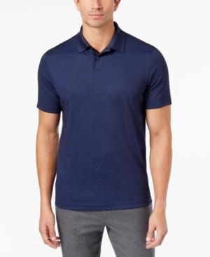 Tasso Elba Men's Scroll-print Supima Polo, Created For Macy's