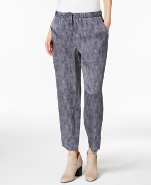 Eileen Fisher Silk-blend Drawstring Ankle Pants, Regular & Petite