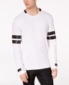 I.n.c. Men's Jay Striped-sleeve T-shirt, Created For Macy's
