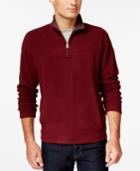 Club Room Big And Tall Quarter-zip Mock-neck Fleece, Only At Macy's