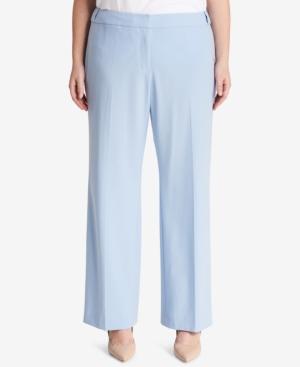 Calvin Klein Plus Size Tab-waist Pants