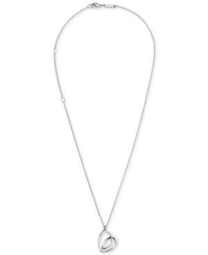 Calvin Klein Warm Stainless Steel Adjustable Pendant Necklace Kj5amn000100