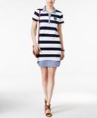 Tommy Hilfiger Arielle Layered-look Polo Dress