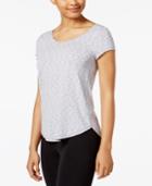 Calvin Klein Performance Strappy-back Space-dyed T-shirt