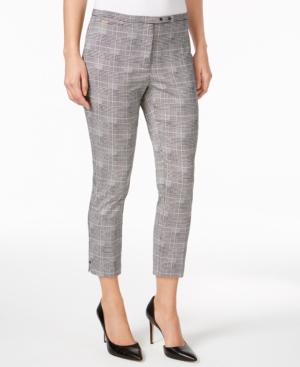 Ny Collection Petite Printed Cropped Pants