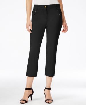 Style & Co. Petite Stud-detail Cropped Pants, Only At Macy's