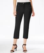 Style & Co. Petite Stud-detail Cropped Pants, Only At Macy's