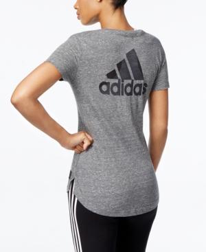 Adidas Heathered V-neck T-shirt
