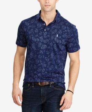 Polo Ralph Lauren Men's Classic-fit Soft-touch Paisley Polo