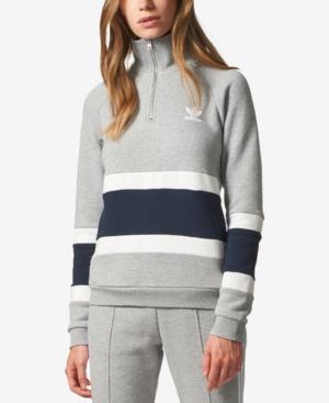Adidas Originals Cotton Half-zip Sweatshirt