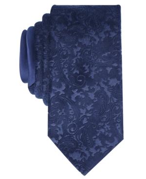 Tallia Men's Kurt Paisley Velvet Slim Tie