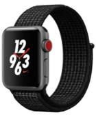 Apple Watch Nike+ (gps + Cellular), 38mm Space Gray Aluminum Case With Black/pure Platinum Nike Sport Loop