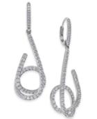 Danori Pave Swirl Drop Earrings, Created For Macy's