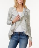 Jessica Simpson Marlow Striped Moto-style Jacket
