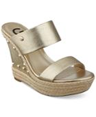 G By Guess Decaf Espadrille Wedge Sandals Women's Shoes