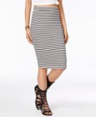 Roxy Juniors' Call Up In Dreams Striped Pencil Skirt