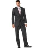 Lauren By Ralph Lauren Suit Total Comfort 2-button Charcoal Wool