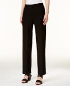 Eileen Fisher System Washable Crepe Straight-leg Pants