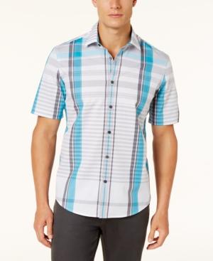 Alfani Men's Kenly Plaid Shirt, Created For Macy's