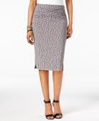 Inc International Concepts Printed Pencil Skirt, Only At Macy's