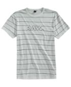 G-star Raw Men's Striped Logo T-shirt