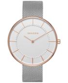 Skagen Women's Two-tone Stainless Steel Mesh Bracelet Watch 38mm Skw2583