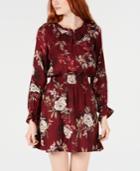 American Rag Juniors' Floral Print Peasant Dress, Created For Macy's
