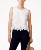 Maison Jules Daisy Lace Crop Top, Only At Macy's