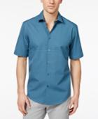 Alfani Men's Grid-pattern Shirt, Created For Macy's