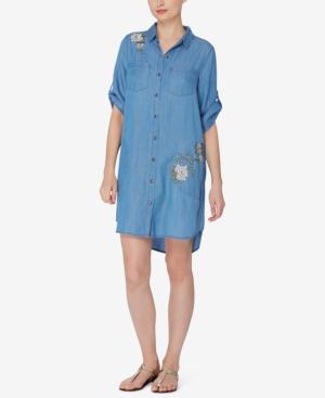 Catherine Catherine Malandrino Embroidered Shirtdress
