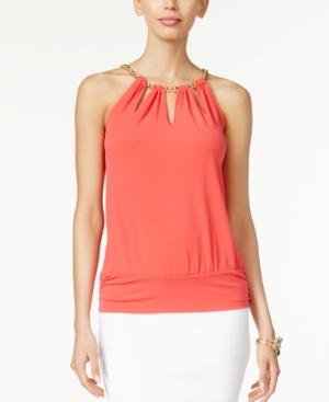 Thalia Sodi Chain-neck Cutout Halter Top, Only At Macy's