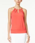 Thalia Sodi Chain-neck Cutout Halter Top, Only At Macy's