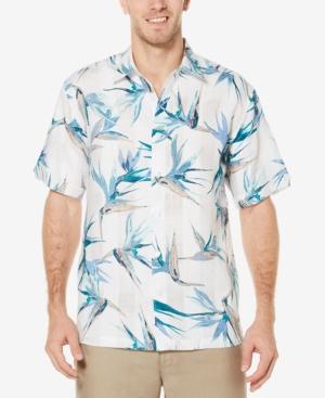 Cubavera Men's 100% Linen Tropical Foliage Shirt